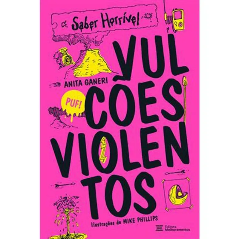 Livro Vulcões Violentos Melhoramentos (MP)