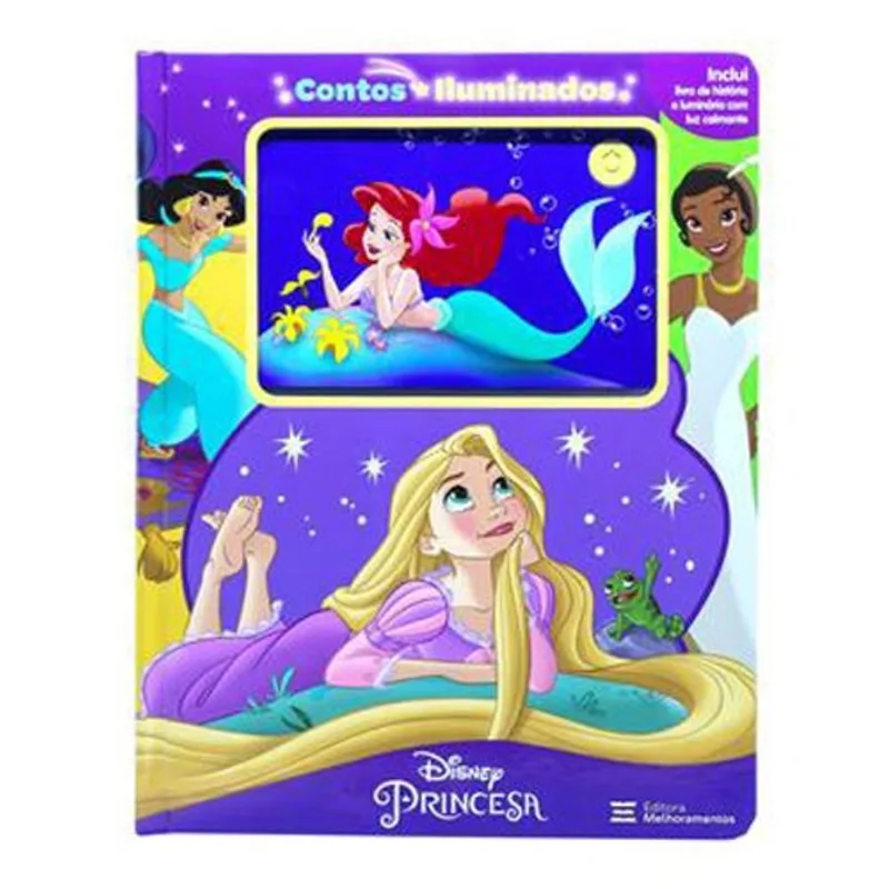 Livro Contos Iluminados Disney Princesa Melhoramentos (MP)