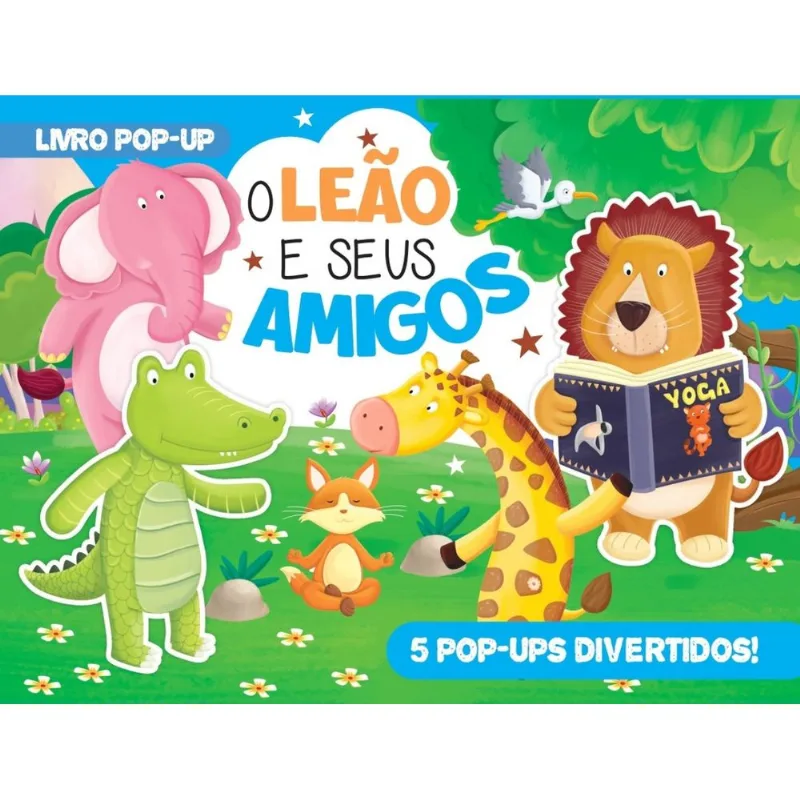 O Leão e Seus Amigos Livro Pop-Up