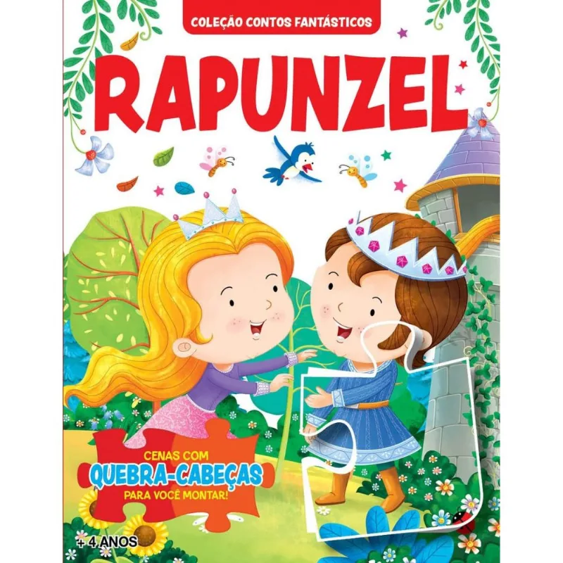 Coleção Contos Fantásticos - Rapunzel | Livro Quebra-Cabeça