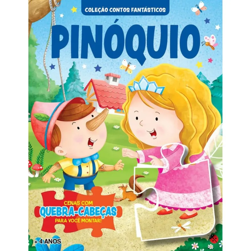 Coleção Contos Fantásticos - Pinóquio | Livro Quebra-Cabeça