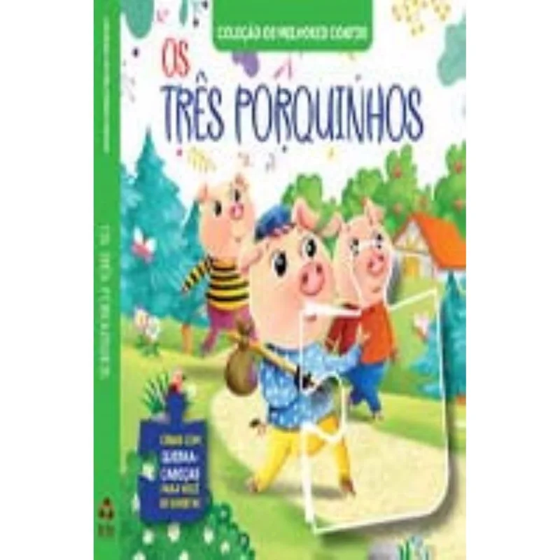 Os Três Porquinhos - Livro Quebra-cabeça