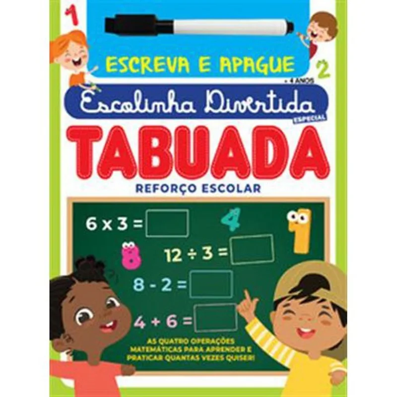 Livro Escolinha Divertida Especial Tabuada On Line (MP)