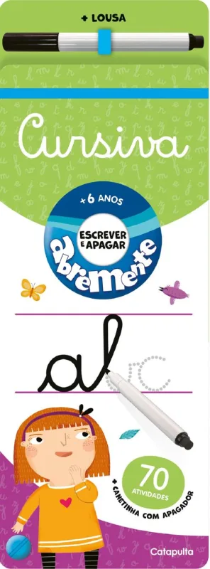 Abremente Escreve E Apaga - Cursiva - LC