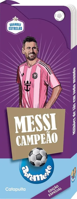 Abremente Grandes Estrelas - Messi Campeão - LC - Livros