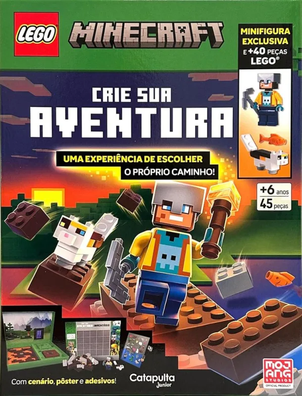 Lego Minecraft: Crie Sua Aventura - LC - Livros