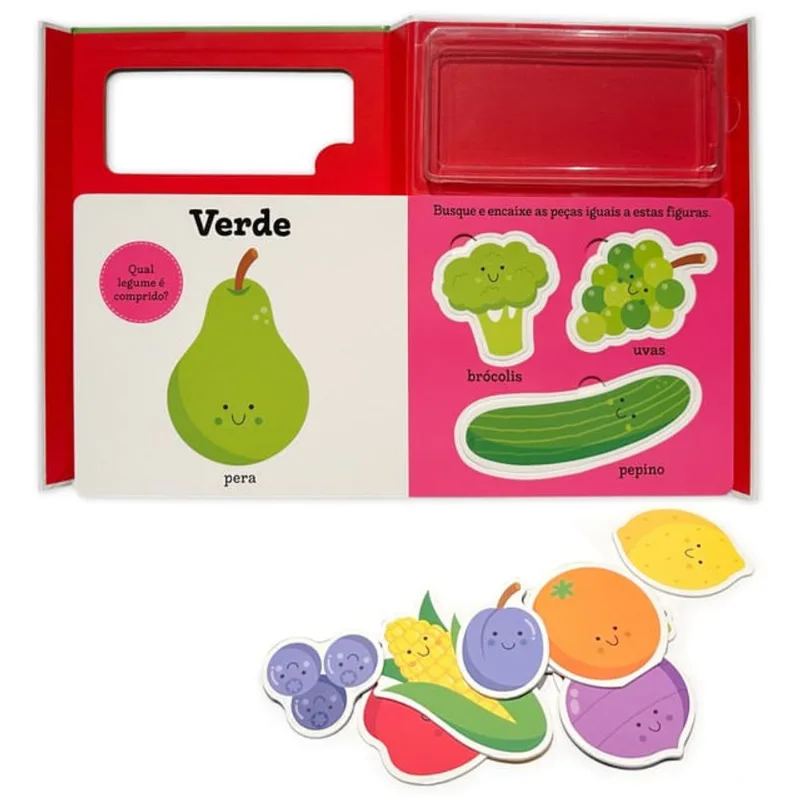 Meu Primeiro Livro De Encaixe: Frutas E Legumes
