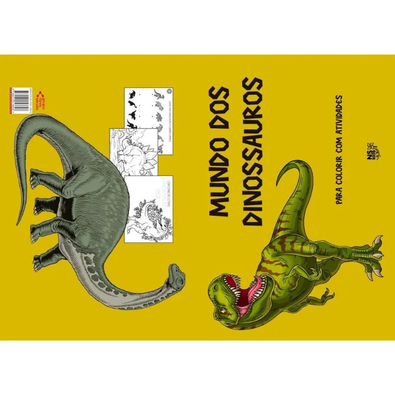 Mundo Dos Dinossauros Para Colorir Com Atividades