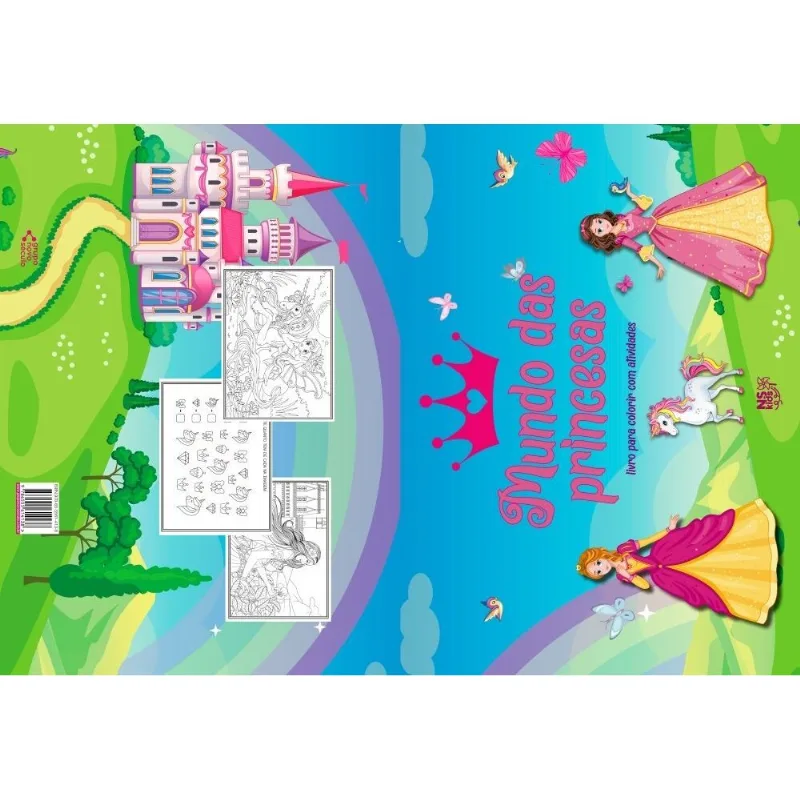 Mundo Das Princesas Para Colorir Com Atividades