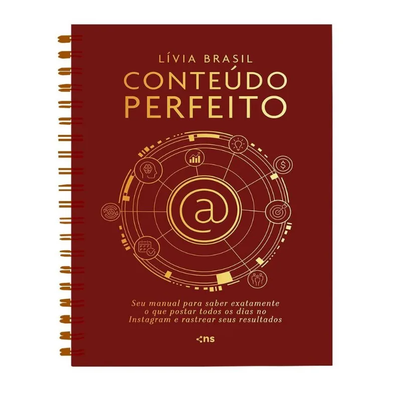 Conteúdo Perfeito - Planner Capa Dura Espiral