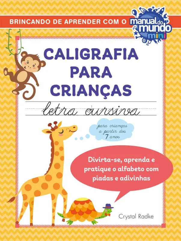 Caligrafia Para Crianças - Letra Cursiva - LC