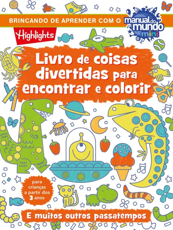 Livro De Coisas Divertidas Para Encontrar E Colorir - LC - Livros