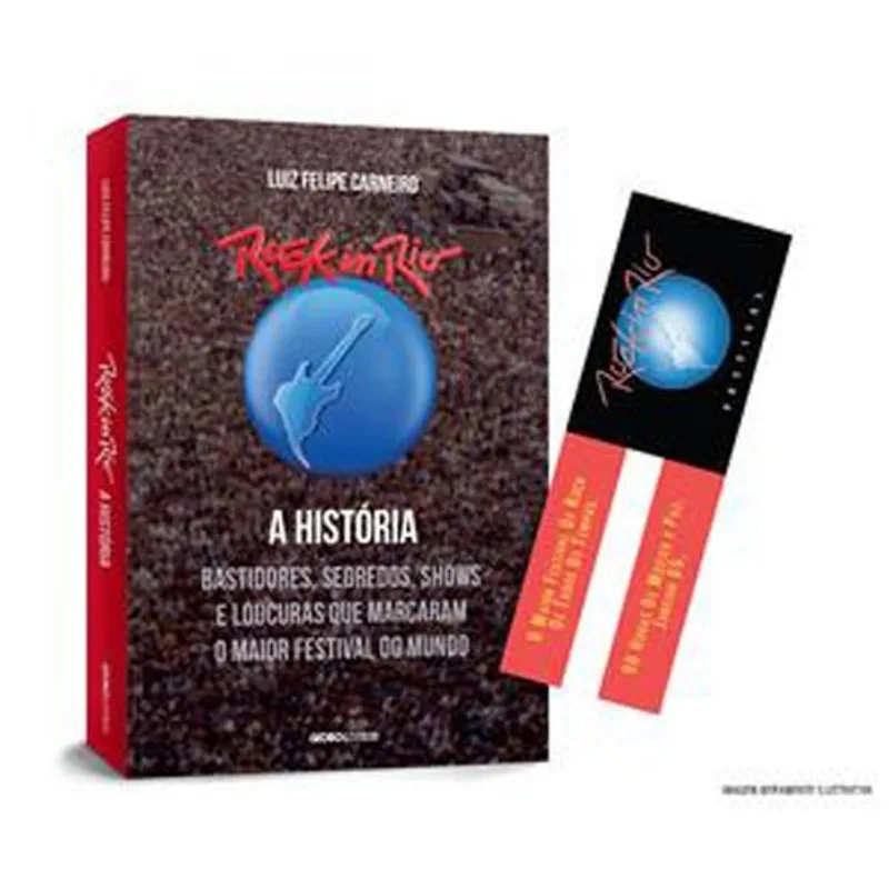 Livro Rock In Rio: A História + Marcador Globo Livros (MP)