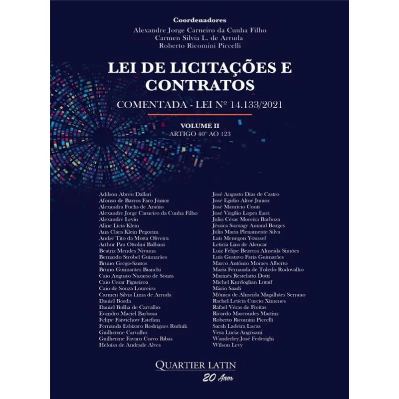 LEI DE LICITAÇÕES E CONTRATOS - VOL. 2