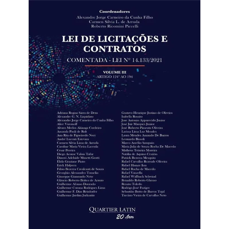 LEI DE LICITAÇÕES E CONTRATOS - VOL. 3