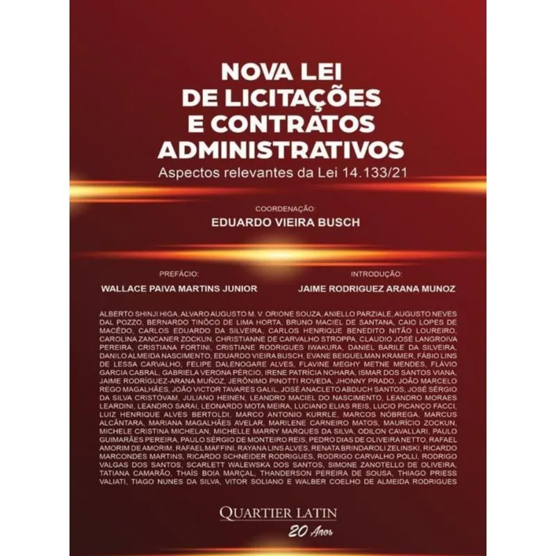 NOVA LEI DE LICITAÇÕES E CONTRATOS ADMINISTRATIVOS - 2023