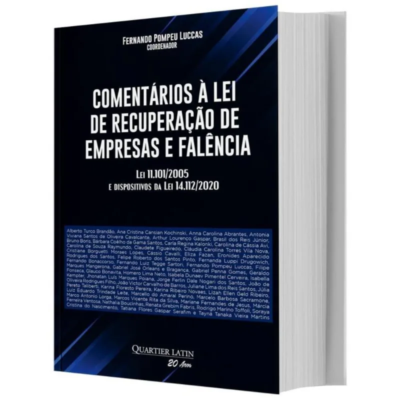 COMENTÁRIOS À LEI DE RECUPERAÇÃO DE EMPRESAS E FALÊNCIA - 2023
