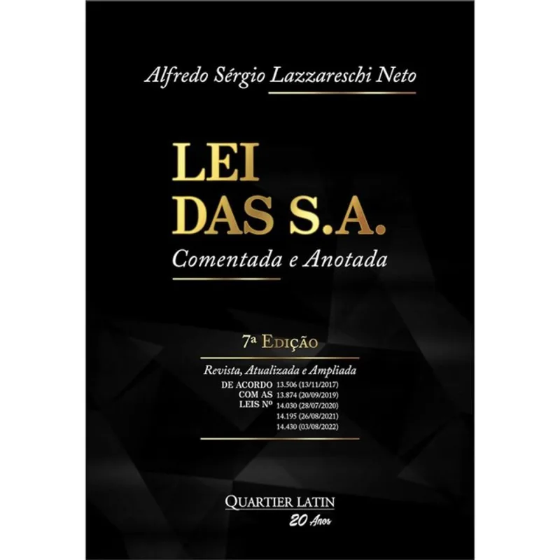 LEI DAS S.A. COMENTADA E ANOTADA - 2024