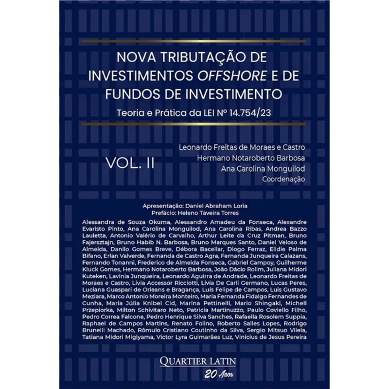 NOVA TRIBUTAÇÃO DE INVESTIMENTOS OFFSHORE E DE FUNDOS DE INVESTIMENTO - 2024 - VOL. 2