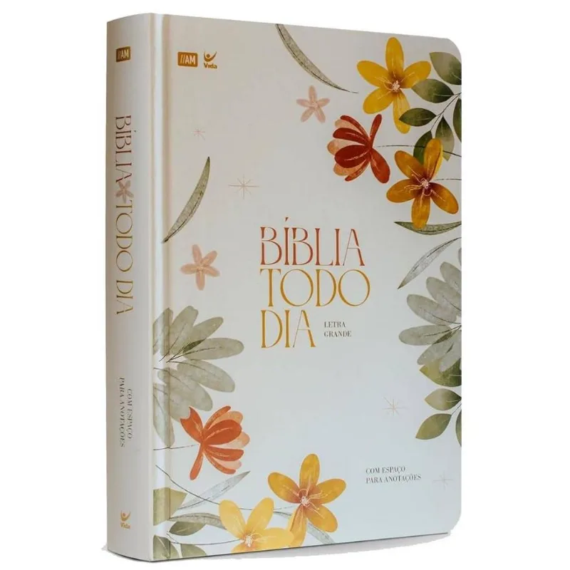 Bíblia Todo Dia Letra Grande Capa Floral