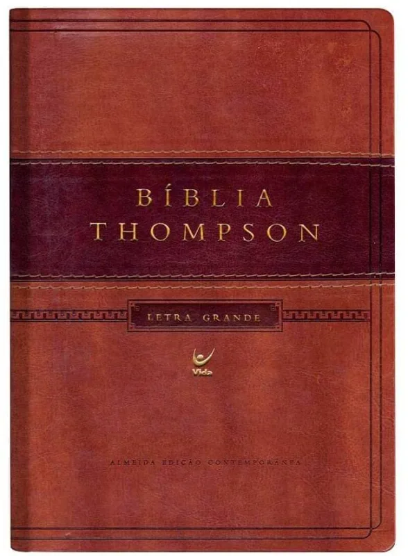 Bíblia Thompson - Letra Grande - Com Indice - Marrom - LC - Livros