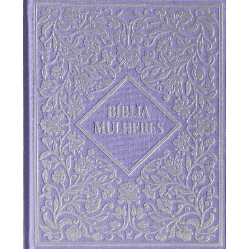 Bíblia Mulheres Nvt - Uma Coluna - Capa Dura - Vintage Roxa