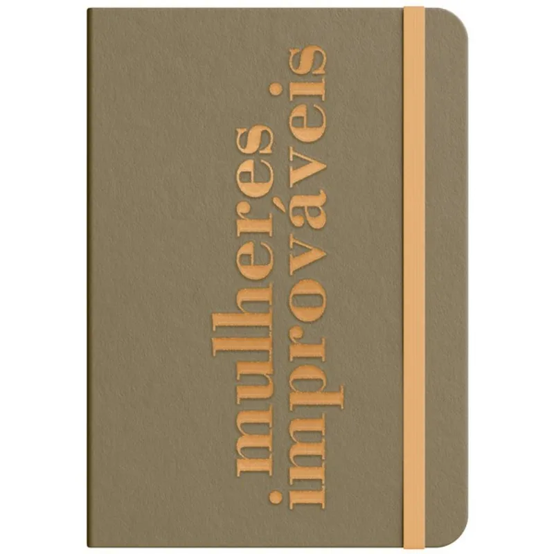 CADERNO DE ANOTAÇÕES - MULHERES IMPROVÁVEIS - BRONZE