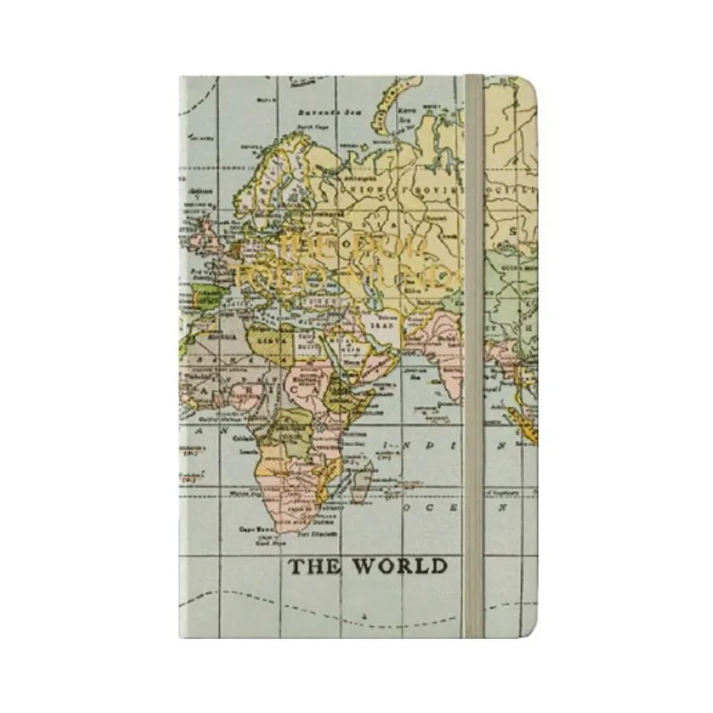 CADERNO DE ANOTAÇÕES - MAPA MUNDI