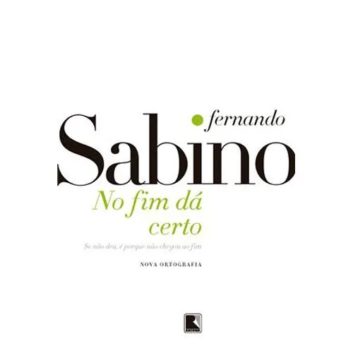 Livro No Fim Dá Certo Record (MP)