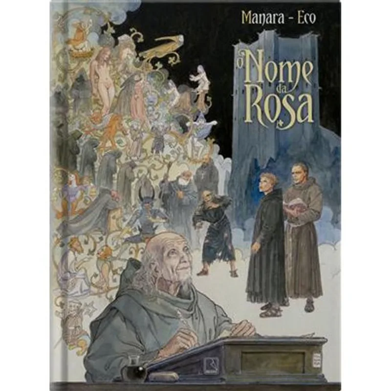 Livro O Nome Da Rosa Graphic Novel (vol. 1) Record (MP)