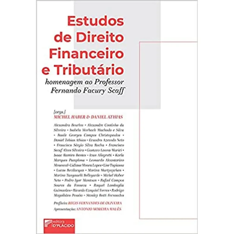 ESTUDOS DE DIREITO FINANCEIRO E TRIBUTÁRIO