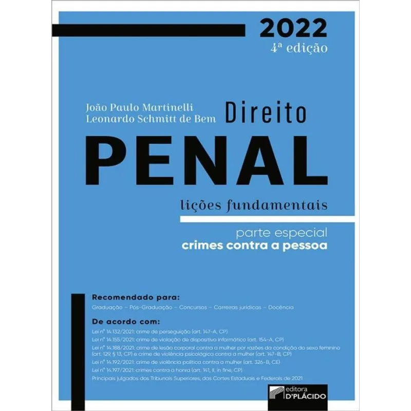 DIREITO PENAL - LIÇÕES FUNDAMENTAIS