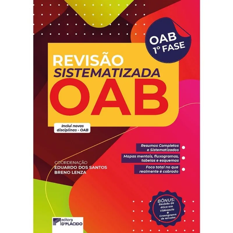 REVISÃO SISTEMATIZADA OAB - 1ª FASE - VOL. 1