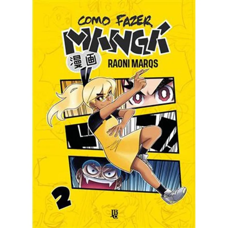 Livro Como Fazer Mangá Vol. 02 JBC (MP)