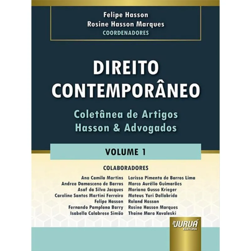 DIREITO CONTEMPORÂNEO - 2022 - VOL. 1