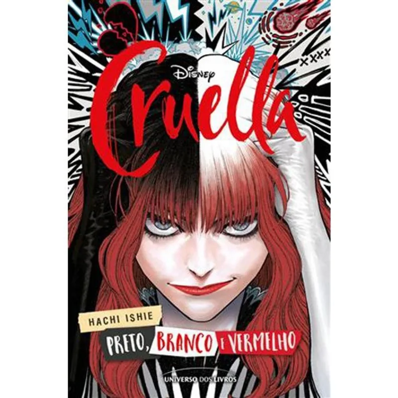 Livro Cruella: Preto, Branco, Vermelho Universo Dos Livros (MP)