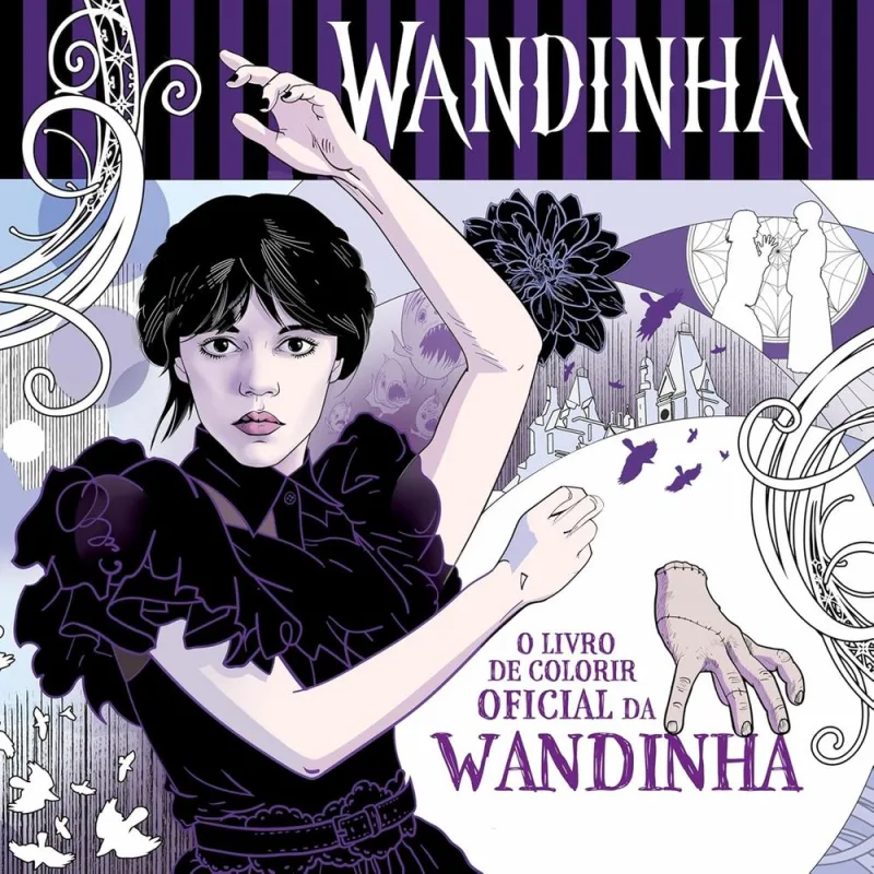 O Livro De Colorir Oficial Da Wandinha - LC - Livros