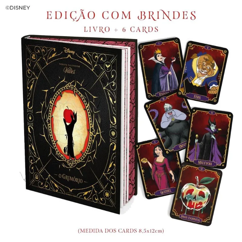 O Grimório Dos Vilões Da Disney - Edição De Luxo Limitada