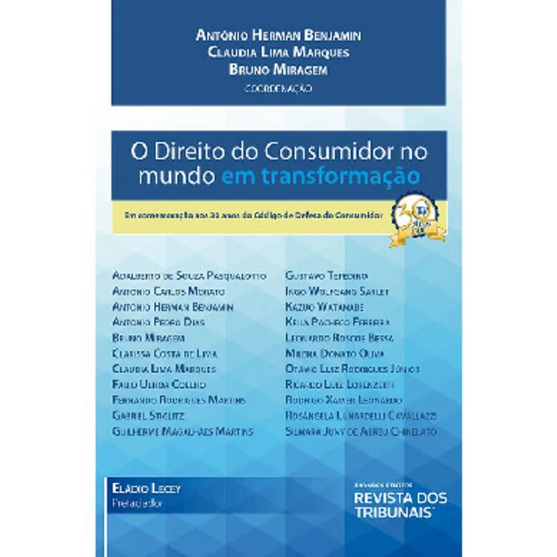 O DIREITO DO CONSUMIDOR NO MUNDO EM TRANSFORMAÇÃO - 2020