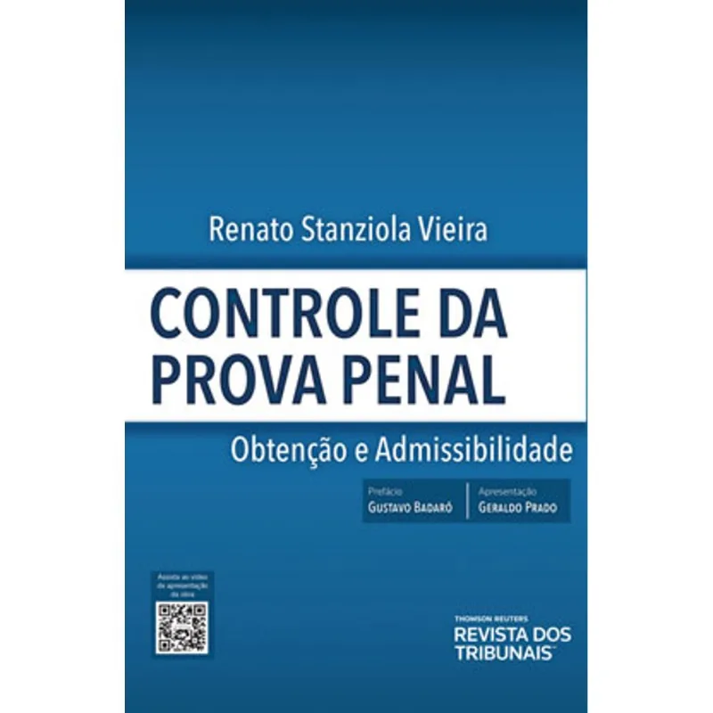 CONTROLE DA PROVA PENAL - OBTENÇÃO E ADMISSIBILIDADE - 2021