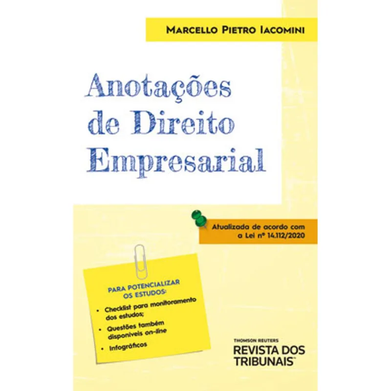 ANOTAÇÕES DE DIREITO EMPRESARIAL - 2021