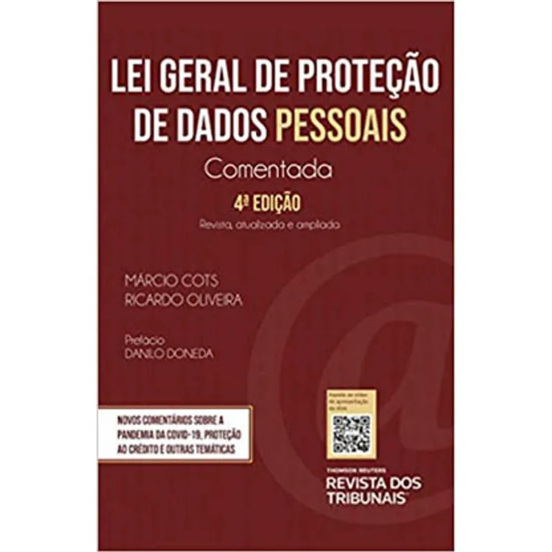 LEI GERAL DE PROTEÇÃO DE DADOS PESSOAIS COMENTADA - 2021