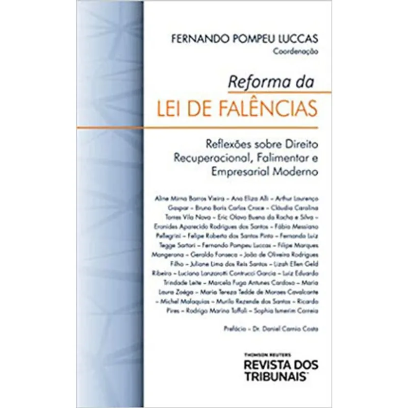 REFORMA DA LEI DE FALÊNCIAS - 2021