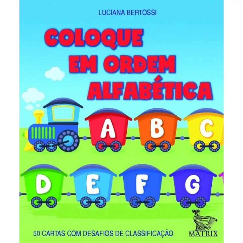 Coloque Em Ordem Alfabética - 50 Cartas Com Desafios De Classificação