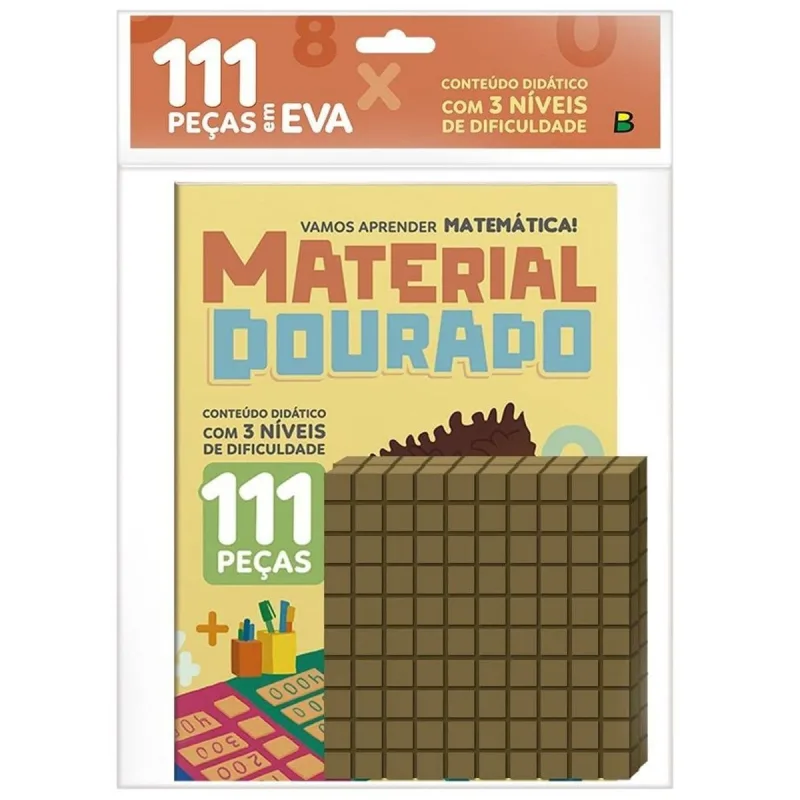 Livro Catavento Aprenda em Casa Material Dourado Eva - Catavento - Utilidades E Casa
