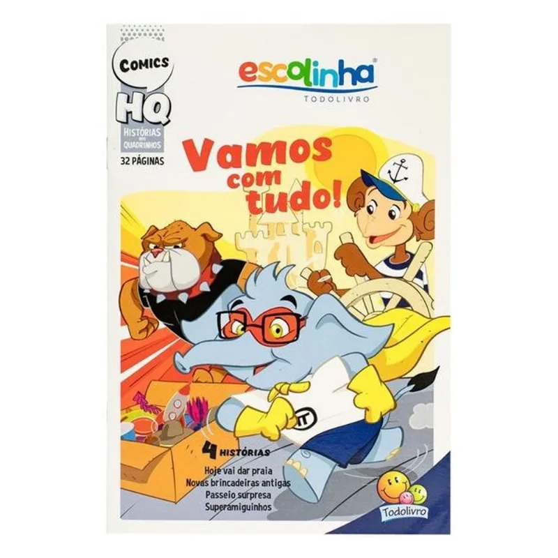 HISTÓRIAS EM QUADRINHOS: VAMOS COM TUDO! (ESCOLINHA TODOLIVRO)