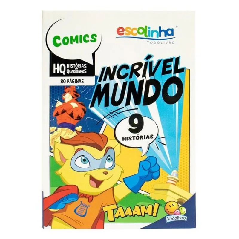 INCRÍVEIS HQ: INCRÍVEL MUNDO (ESCOLINHA TODOLIVRO)