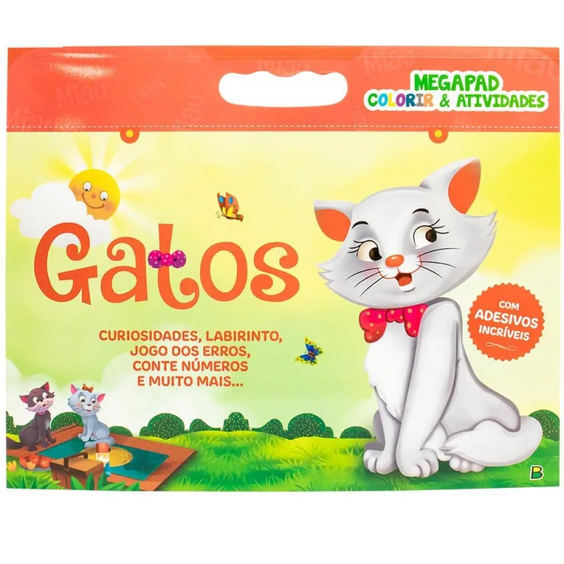 Megapad - Colorir E Atividades - Gatos - LC