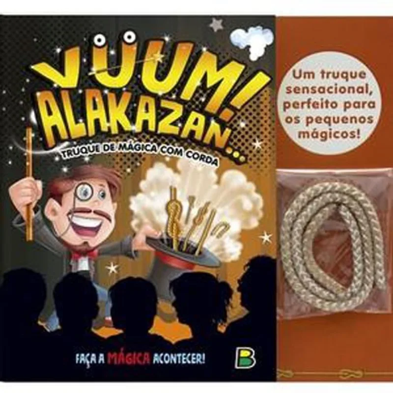 Livro Vuum! Alakazan...truque De Mágica Com Corda Brasileitura (MP)
