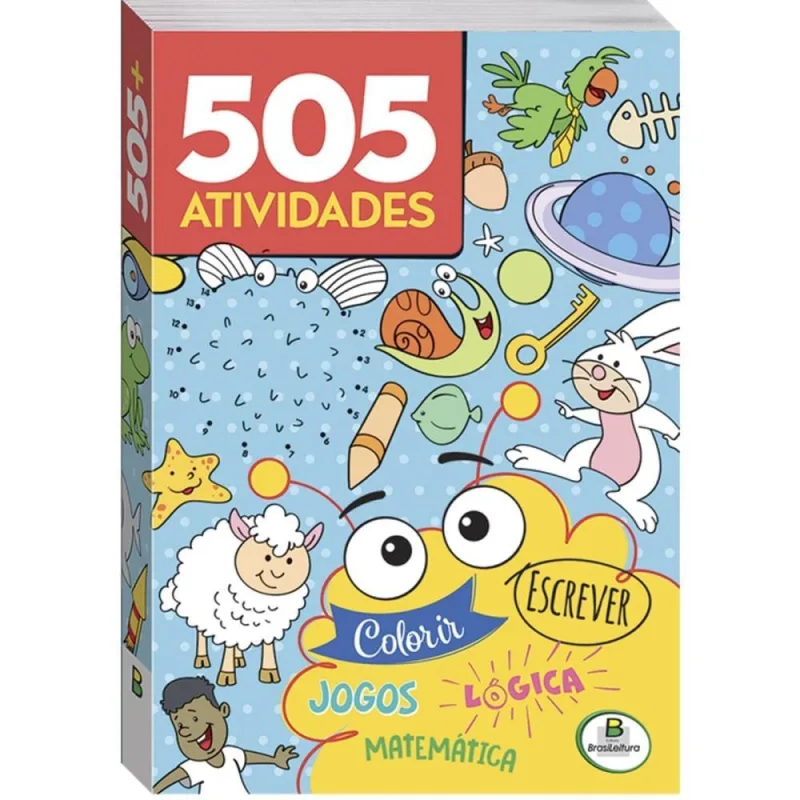 Livro Infantil Colorir 505 Ativ.cp.glitter 15X22 288P - Todolivro - Livros
